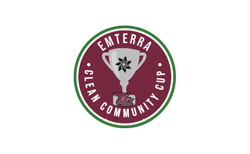 Emterra Environmental and Peterborough Petes launching the Emterra Clean Community Cup™ initiative