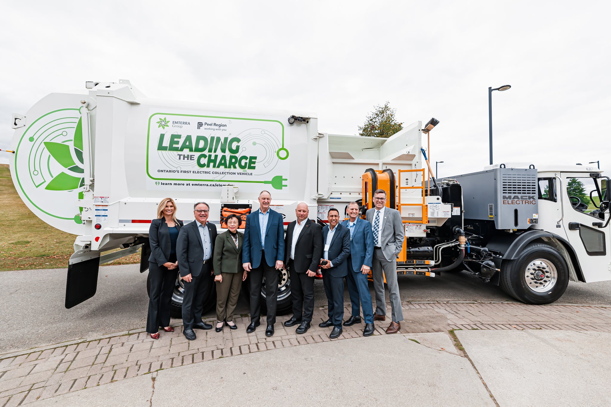 Emterra Group and Peel Region Launch Ontario's First Fully Electric Waste Collection Vehicle