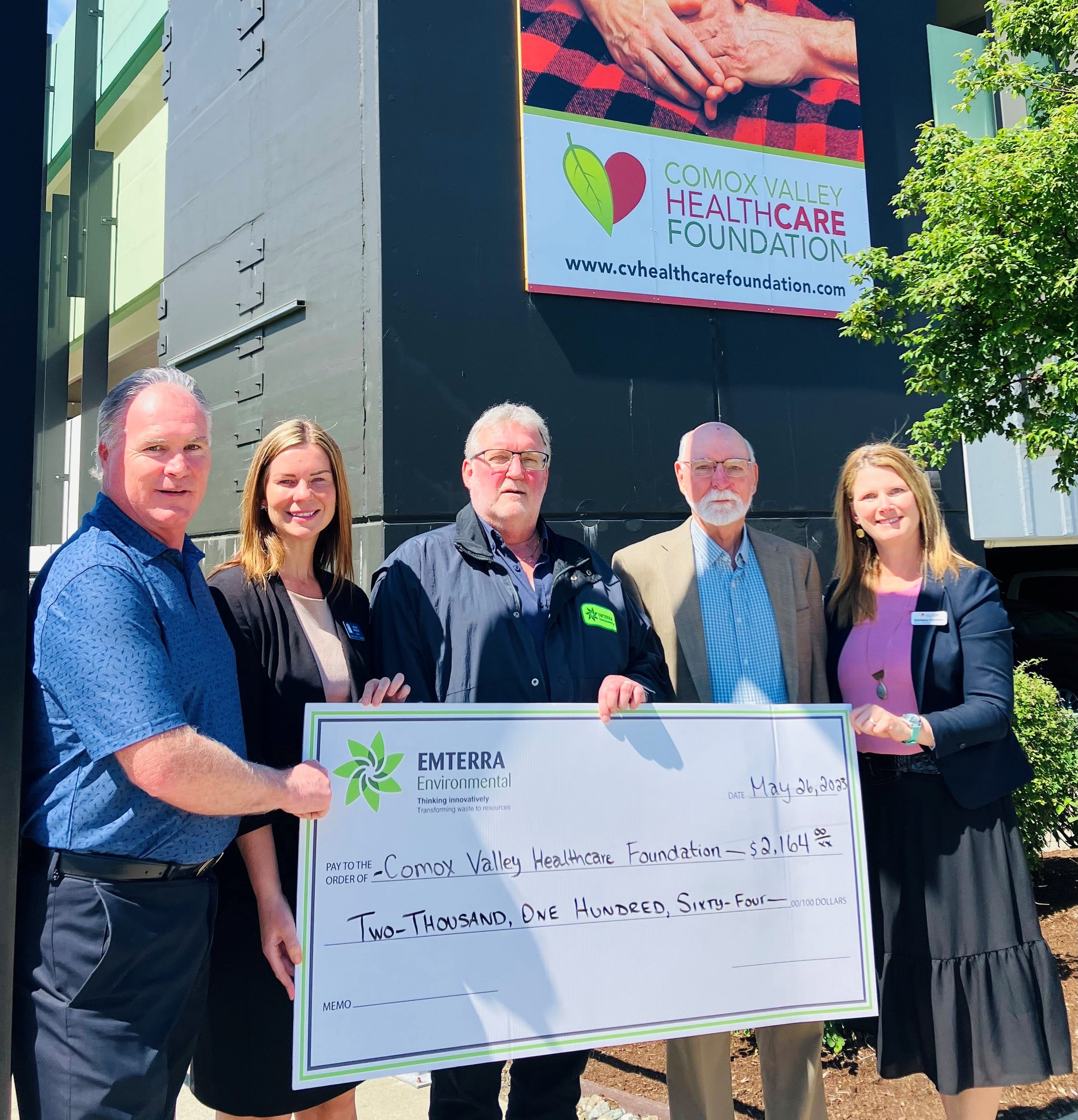 Emterra Group Donates More Than $30,000 to Local Healthcare Over 14 Years