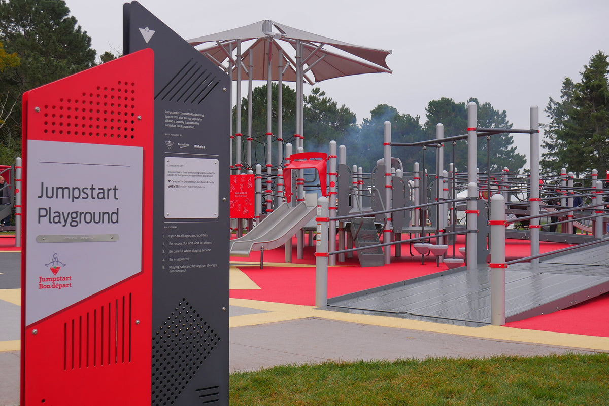 Creating sustainable, inclusive and accessible playgrounds featuring r