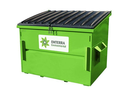 Emterra Environmental Front End Bin with Black Lid